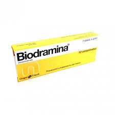 Biodramina 12 comprimidos. CN718445