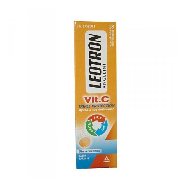 leotron vitamina c 18 comprimidos efervescentes