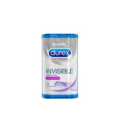 durex invisible extra lubricado 12 unidades