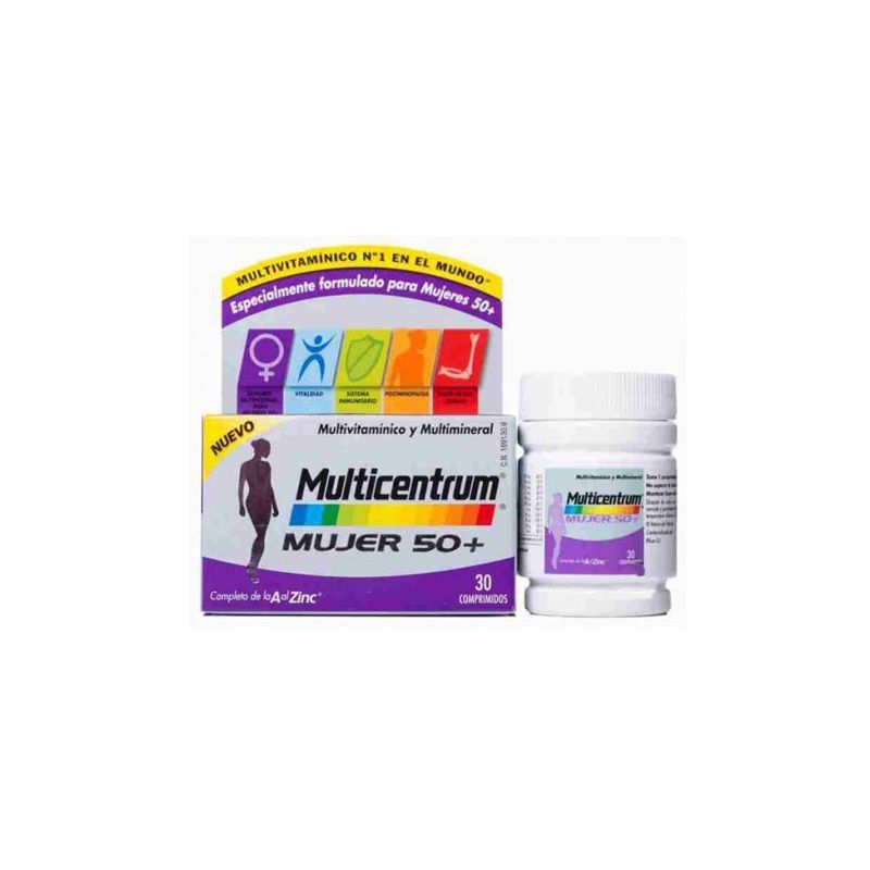 multicentrum mujer 50 30 comprimidos