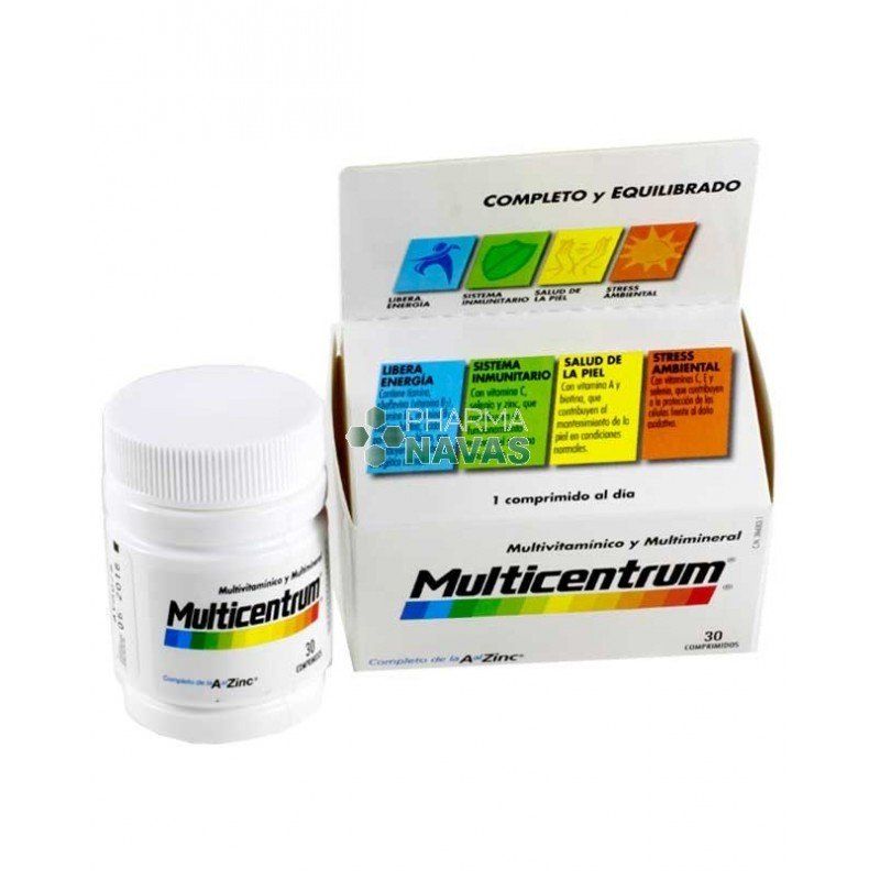 multicentrum 30 comprimidos