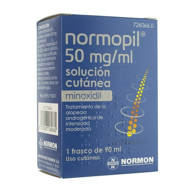 Normopil 50 mg ml Solucion Cutanea 90 ml