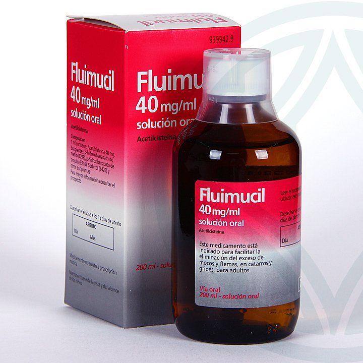 Flumil 40mg/ml solución oral 200ml. CN939942
