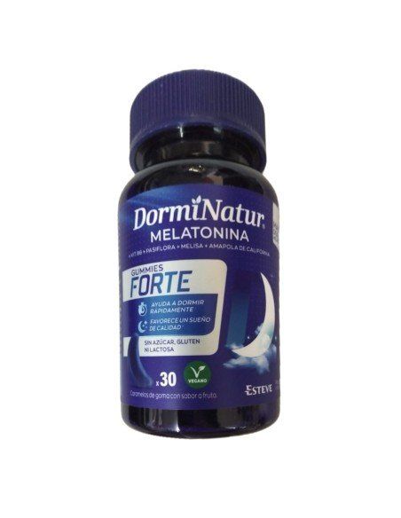 dorminatur gummies forte 30 caramelos de goma sabor fruta