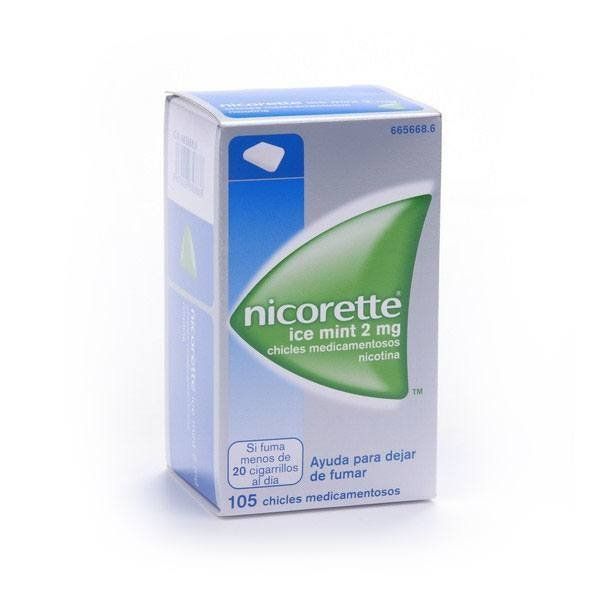 nicorette ice mint 2 mg 105 ch