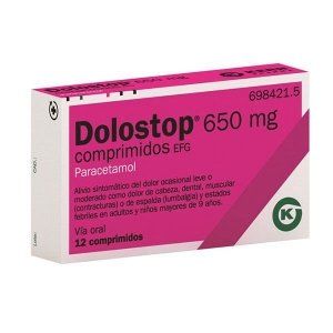 dolostop 650mg 12 comprimidos
