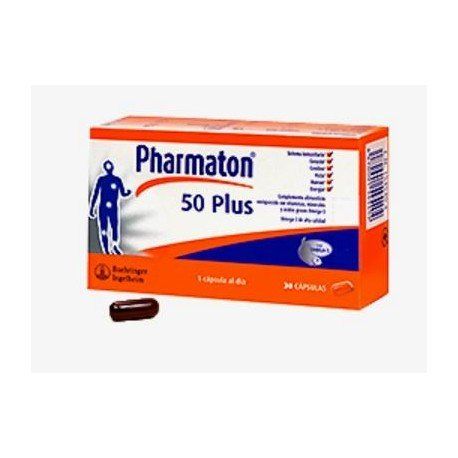 pharmaton 50 plus 30 capsulas
