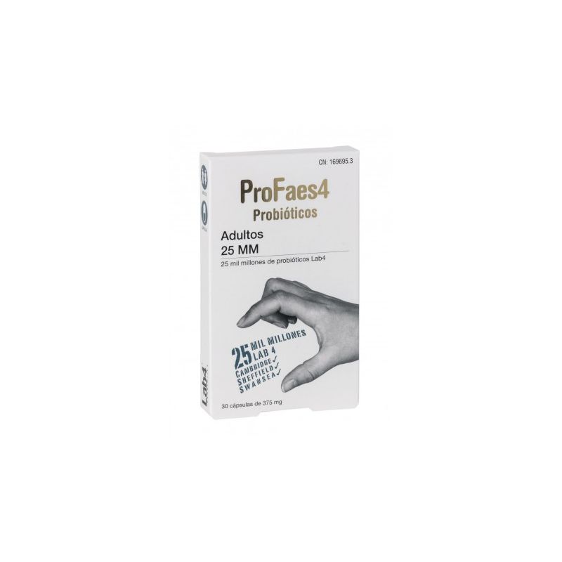 profaes4 probiotico adultos 25 mm milmillones 30 capsulas