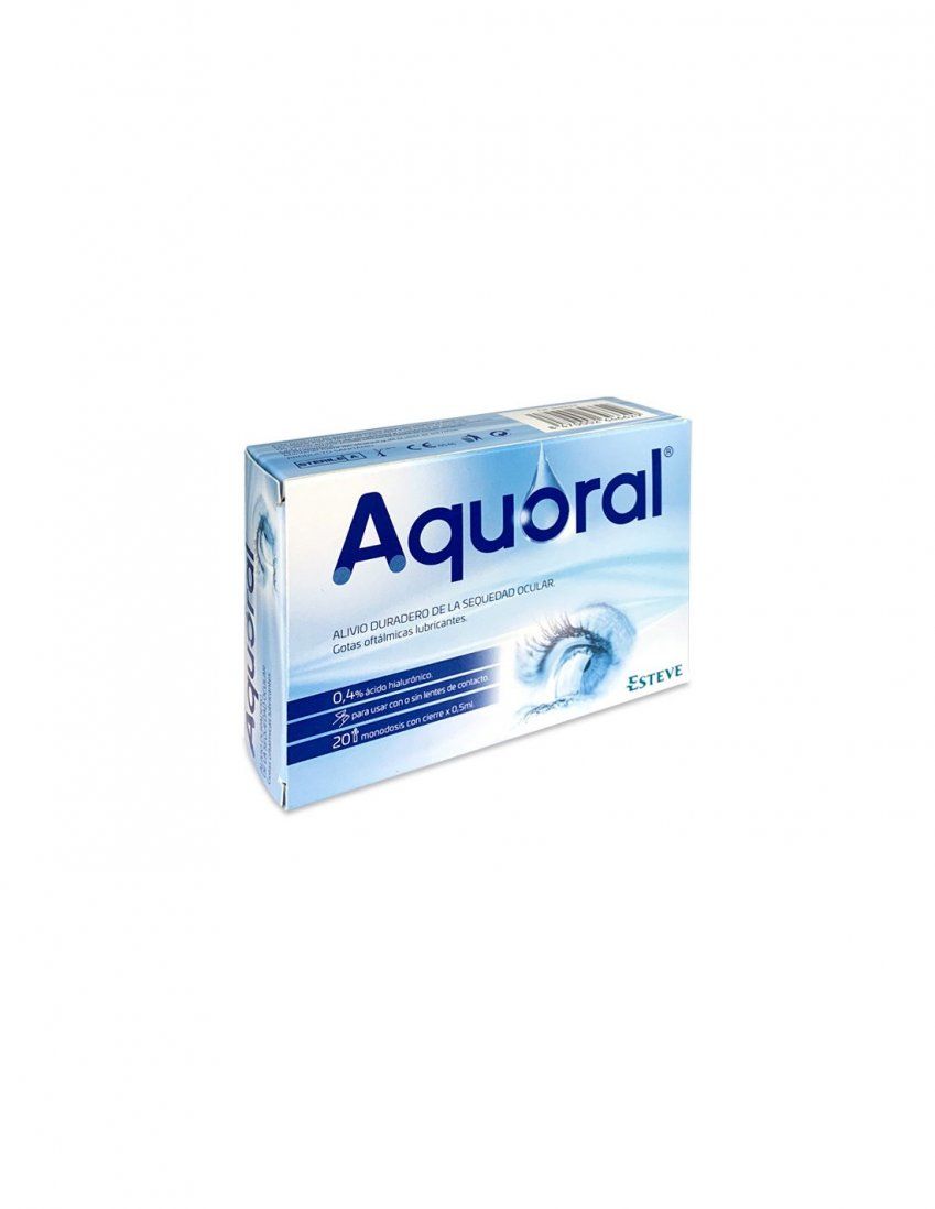 aquoral gotas oftalmicas lubricantes monodosis 05 ml 20 u 264662