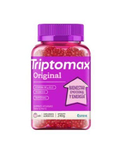 triptomax original 60 gummies sabor mora