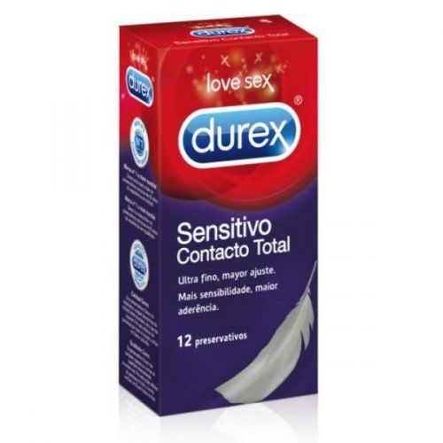 preservativos durex contacto total 12 uds