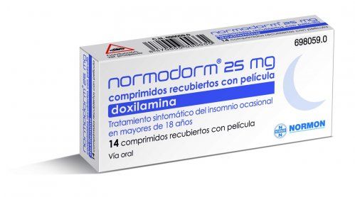Normodorm 25 mg 14 comprimidos. CN698059