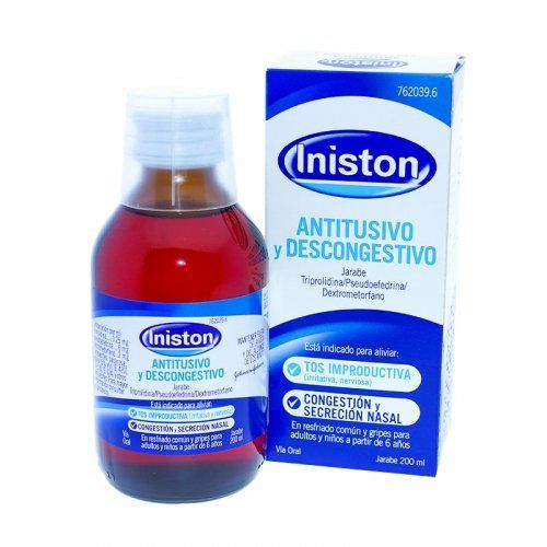 iniston antitusivo y descongestivo jarabe 200 ml