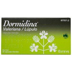 dormidina valeriana lupulo 30 capsulas blandas