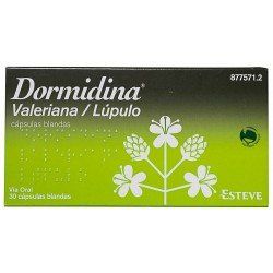 dormidina valeriana lupulo 30 capsulas blandas