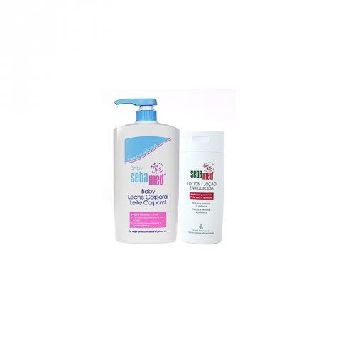 sebamed baby leche corporal 750ml bano espuma 200ml